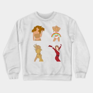 Mariah Carey Christmas, Butterfly, Emancipation of Mimi and Rainbow album art covers Crewneck Sweatshirt